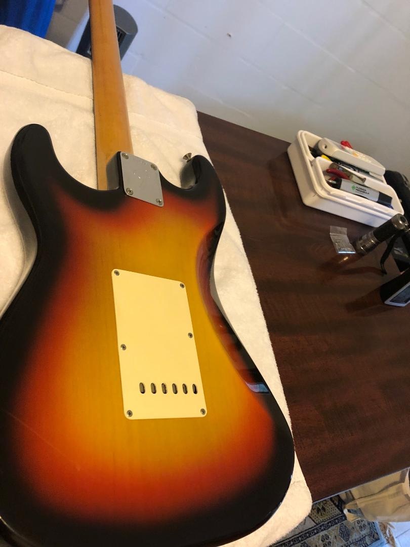 1966 Fender Strat Back